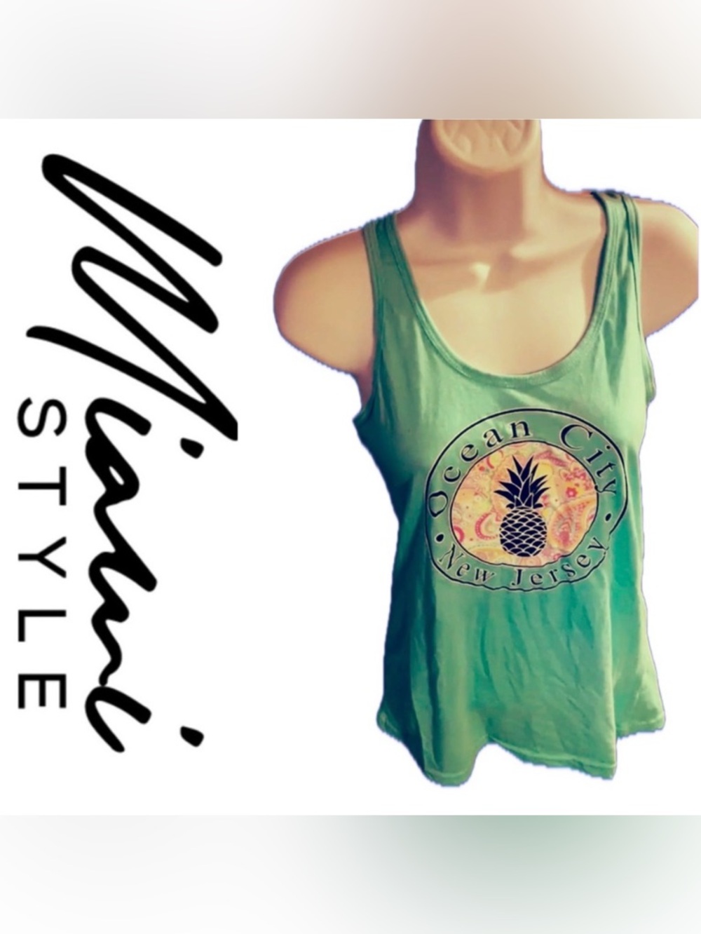 Ocean City Racerback Tank 🌊🍍